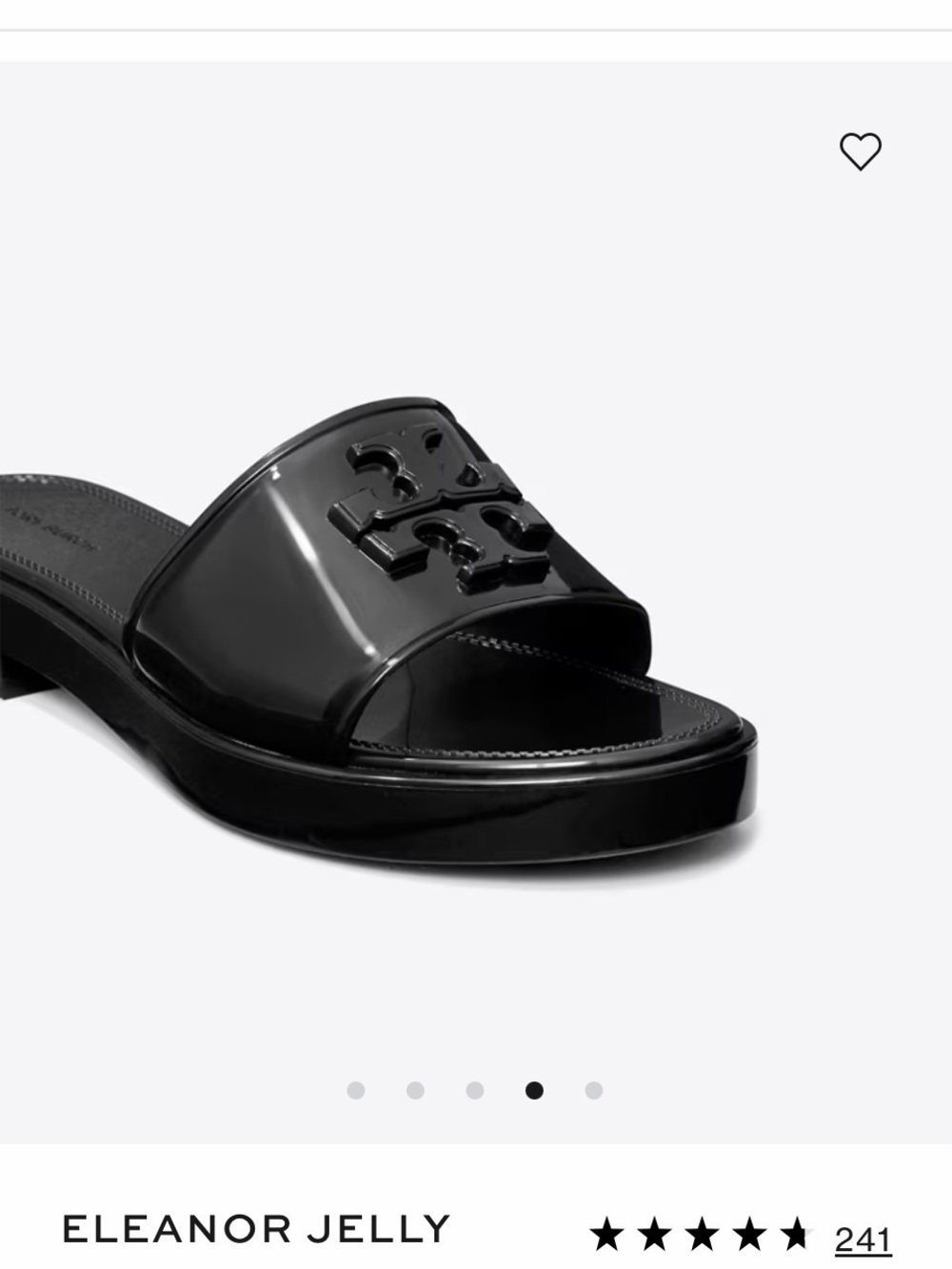 NWOT Tori Burch Eleanor Jelly Slides - Picture 2 of 5
